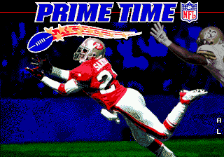 Prime Time NFL Starring Deion Sanders (USA) Title Screen